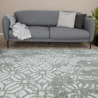 Washable Rug Carina Green | 6934