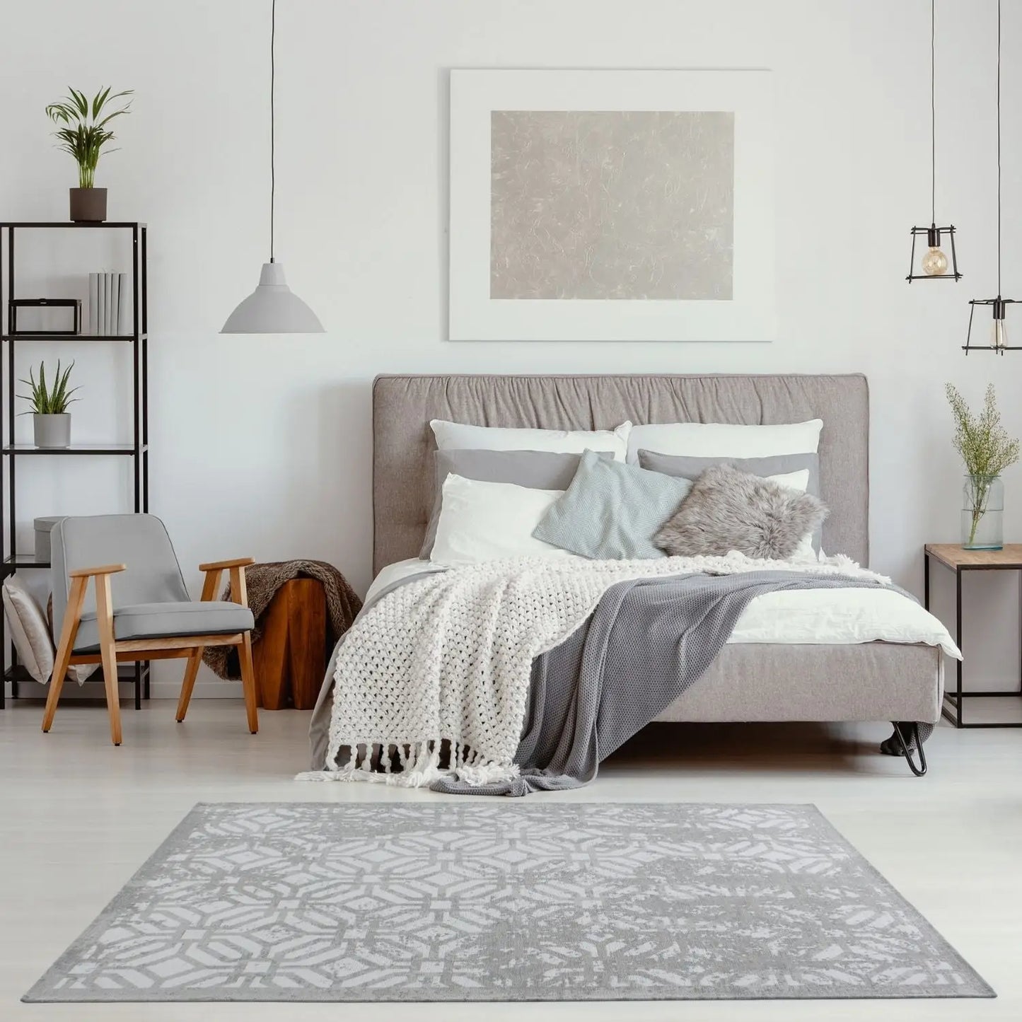 Washable Rug Carina Grey | 6932