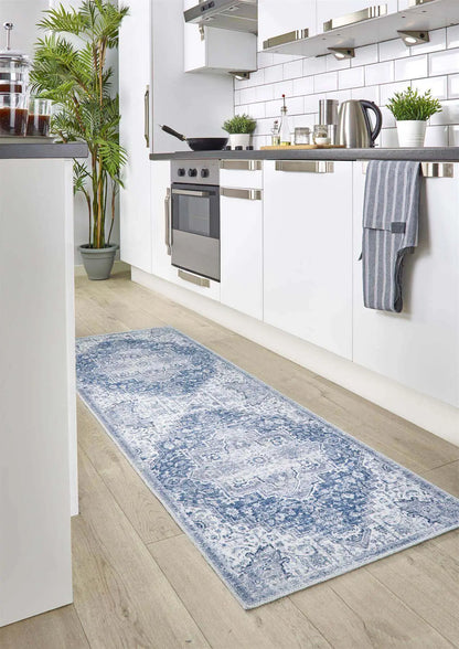 Washable Rug Garda Blue