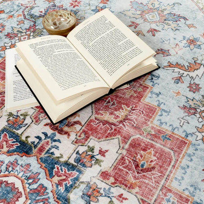 Washable Rug Marrakesh Red