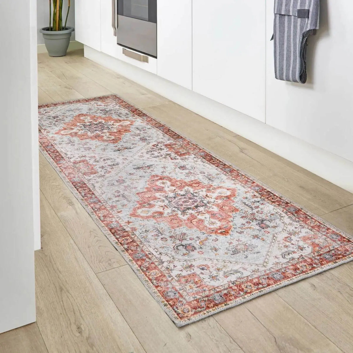 Washable Rug Marrakesh Red