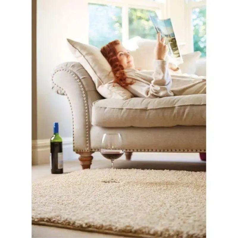 Washable Stone Shaggy Rug