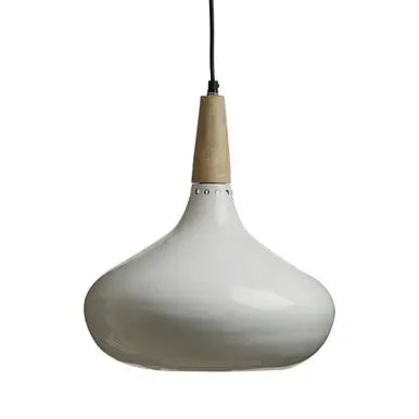 White Curved Pendant Light | Stockholm