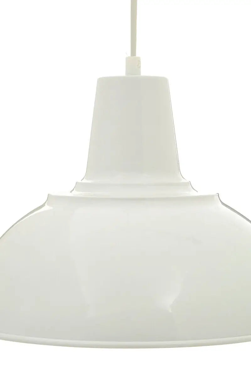 White Metal Pendant Light | Bryen