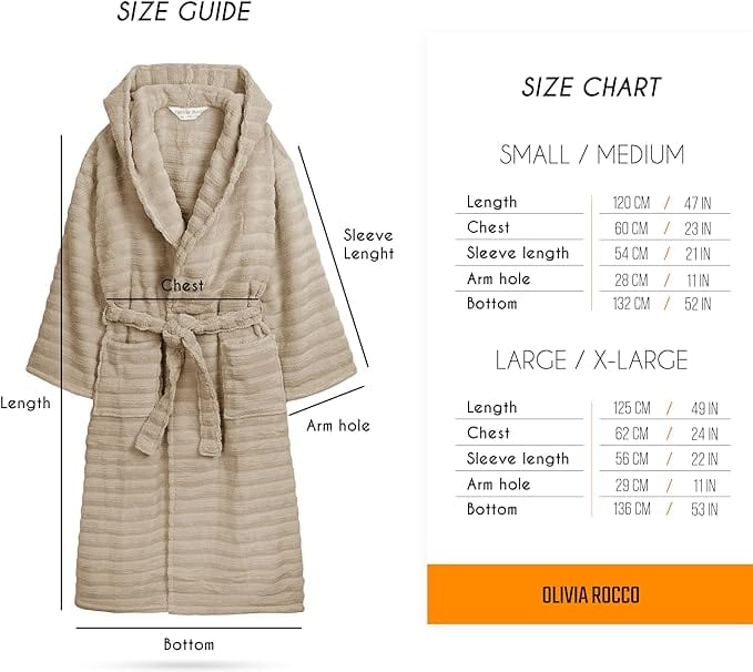 Women’s Hydro Ribbed Ultra Soft 100% Cotton Hooded Bath Robes with Pockets and Belt Luxury Terry Towelling Loungewear