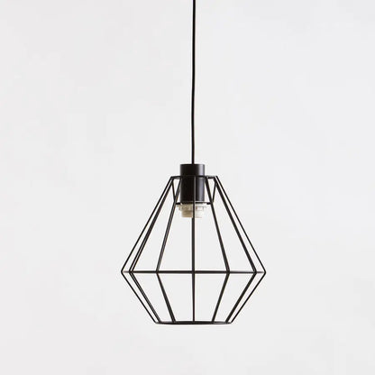 Wyra Black Cage Pendant Light