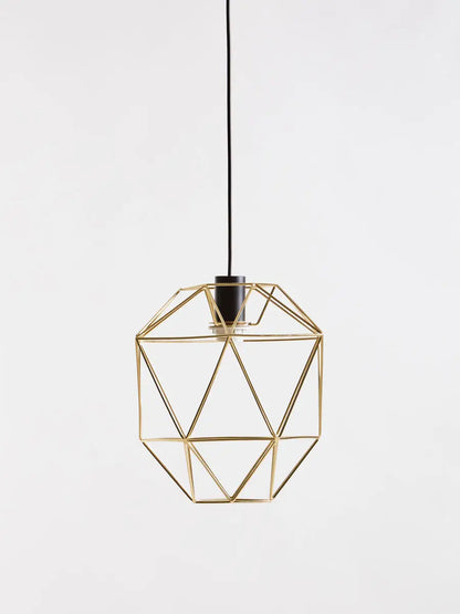 Wyra Champagne Gold Pendant Light