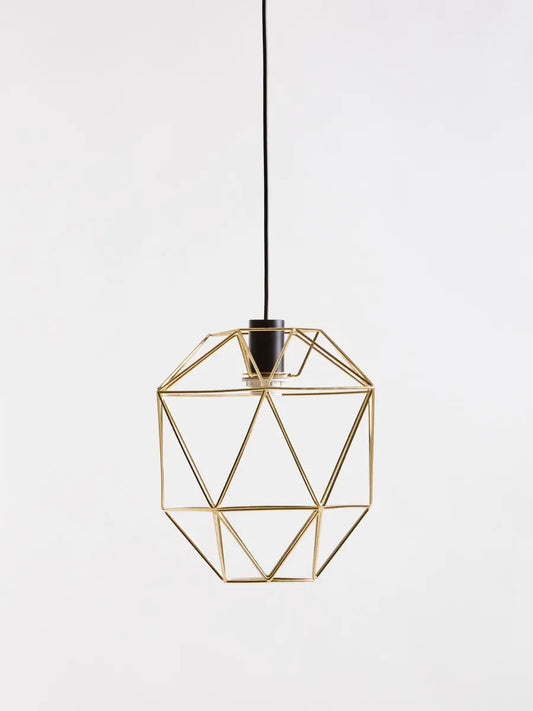 Wyra Champagne Gold Pendant Light
