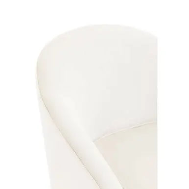 Yasmeen Beige Velvet Armchair