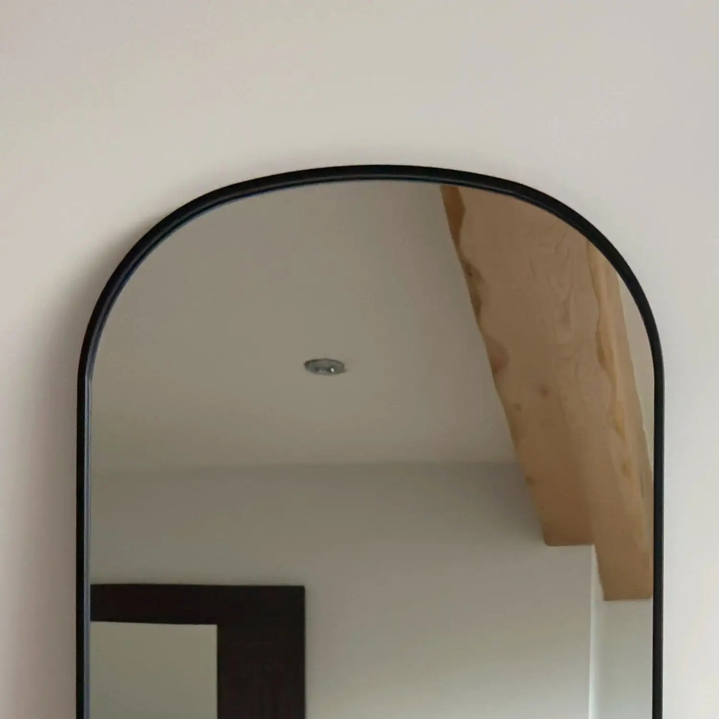 Yoko - Black Metal Gentle Arch Mirror - 160cm x 60cm