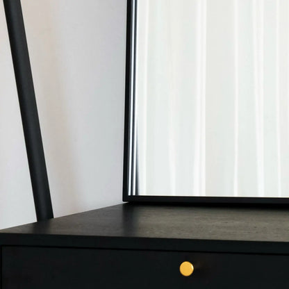 Yoko - Black Metal Gentle Arch Mirror - 95cm x 120cm