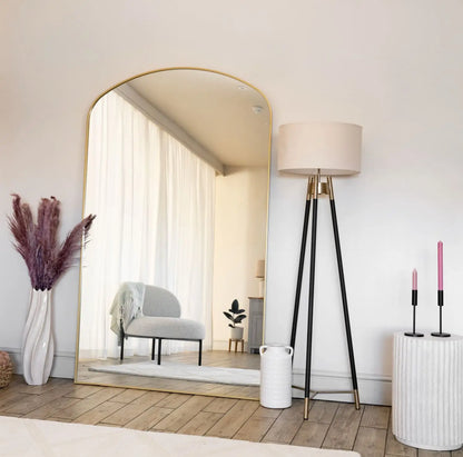 Yoko - Gold Metal Gentle Arch Mirror - 200cm x 120cm