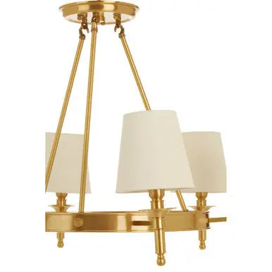 Zina Copper Finish 6 Arm Chandelier