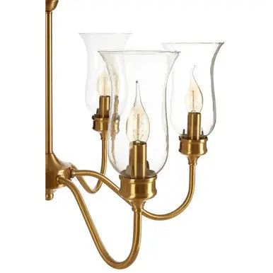 Zissi 6 Arm Gold Ceiling Light