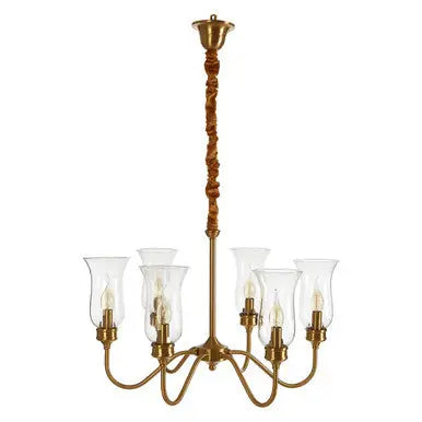 Zissi 6 Arm Gold Ceiling Light